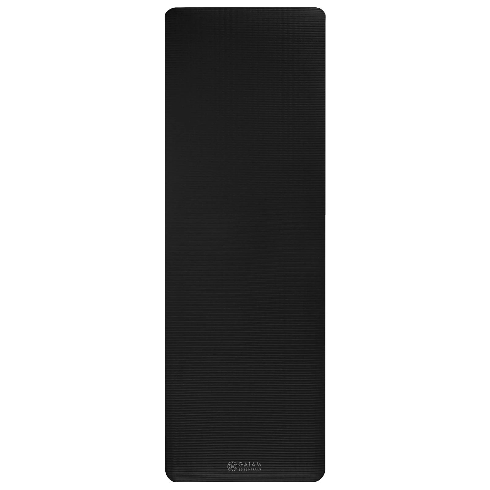 GAIAM ESSENTIALS MATA DO JOGI 6 MM Z PASKIEM CZARNA 63312
