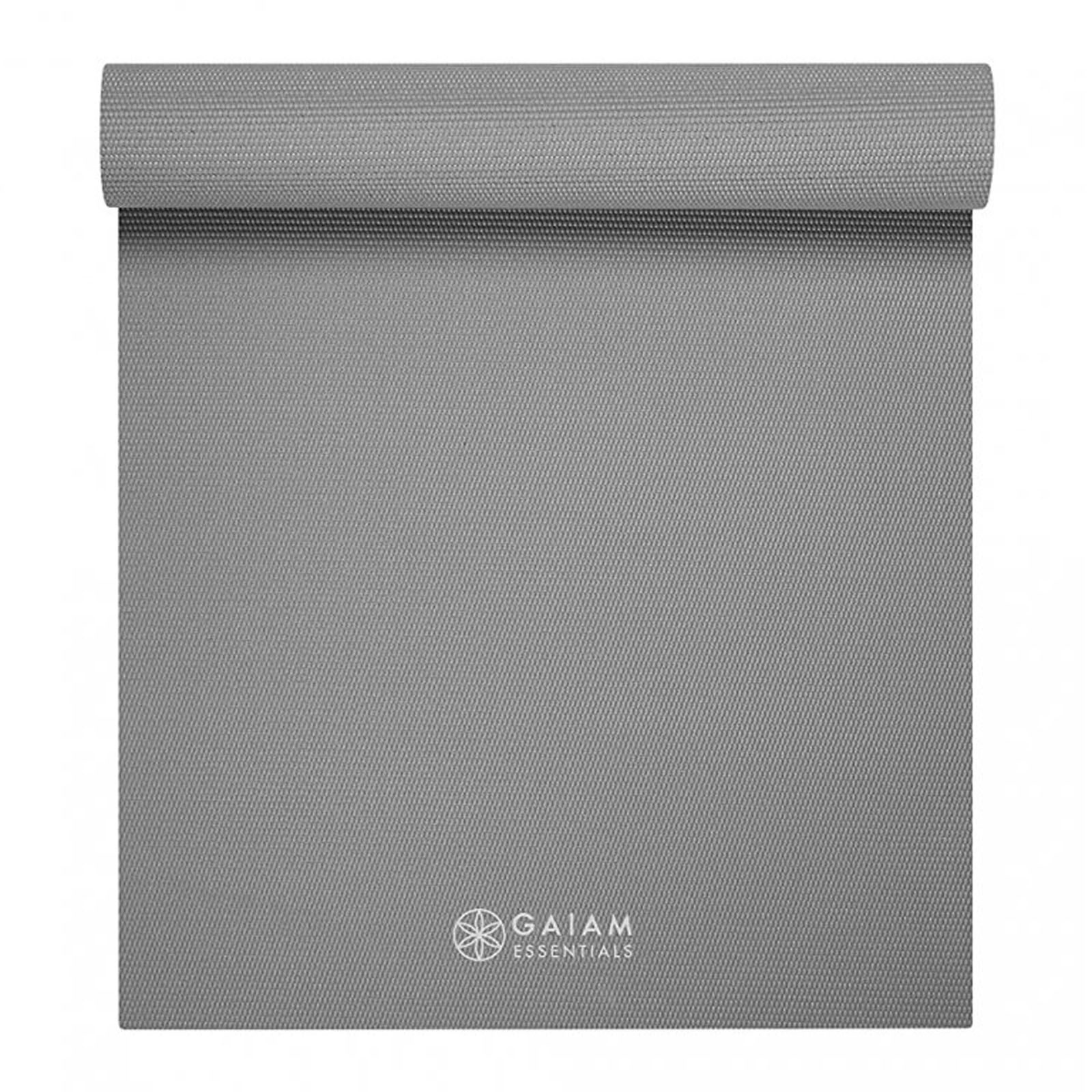 GAIAM ESSENTIALS JÓGOVÁ PODLOŽKA 6 MM S PÁSKEM ŠEDÁ 63317 