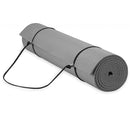 GAIAM ESSENTIALS YOGA MAT 6 MM WITH STRAP GREY 63317 