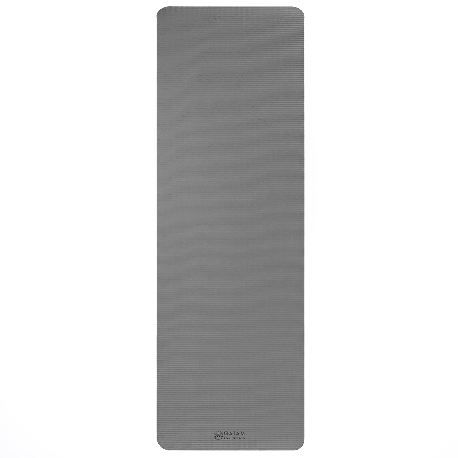 GAIAM MATA FITNESS 10 MM Z PASKIEM SZARA 63321