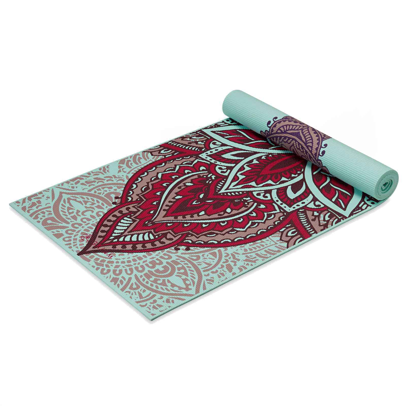 Oboustranná podložka na jógu GAIAM ZARA ROUGE 6 MM 63368