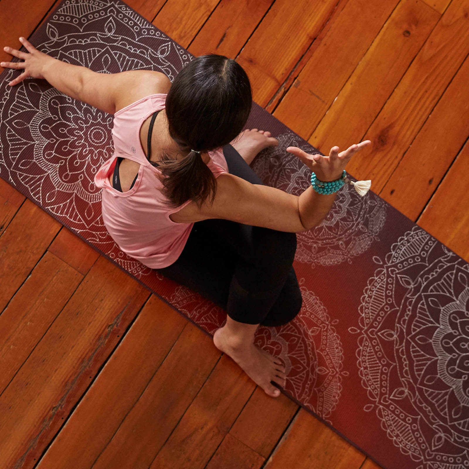 GAIAM METTALIC SUN YOGA MAT 6 MM 63417