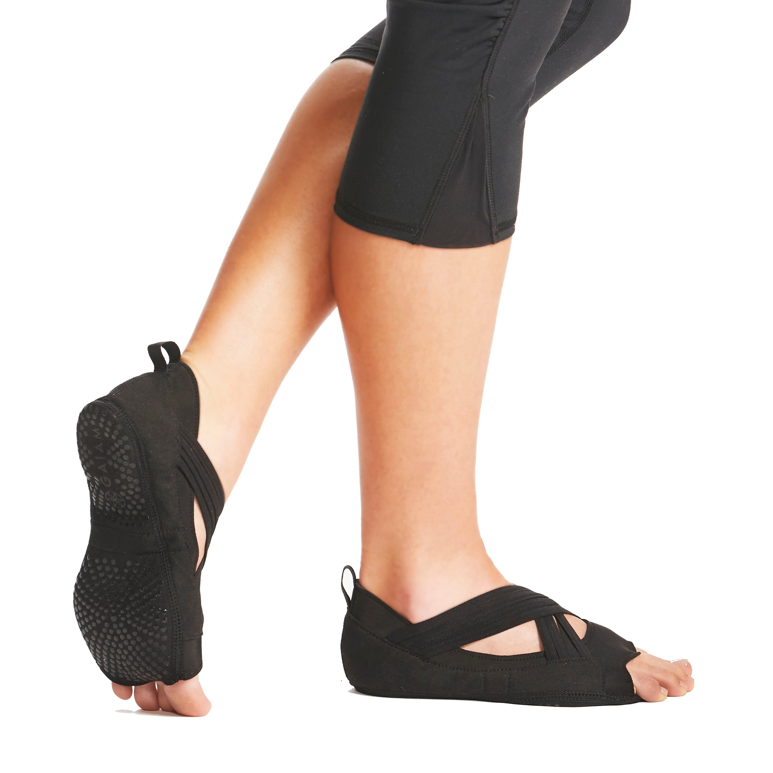 Protiskluzové baletní boty bez špičky GAIAM 63604