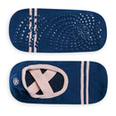 GAIAM ANTI-SLIP YOGA SOCKS NAVY BLUE 63635