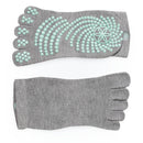 GAIAM ANTI-SLIP YOGA SOCKS GRAY 2-PACK 63707