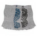 GAIAM ANTI-SLIP YOGA SOCKS GREY TOELESS 2 PACK 63708