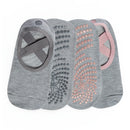 GAIAM ANTI-SLIP YOGA SOCKS GRAY 2-PACK 63755