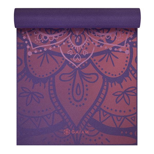 GAIAM PREMIUM ATHENIAN ROSE YOGA MAT 6 MM 63958