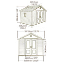 ZAHRADNÍ DŮLKA LIFETIME PREMIUM 335X335 CM 6433