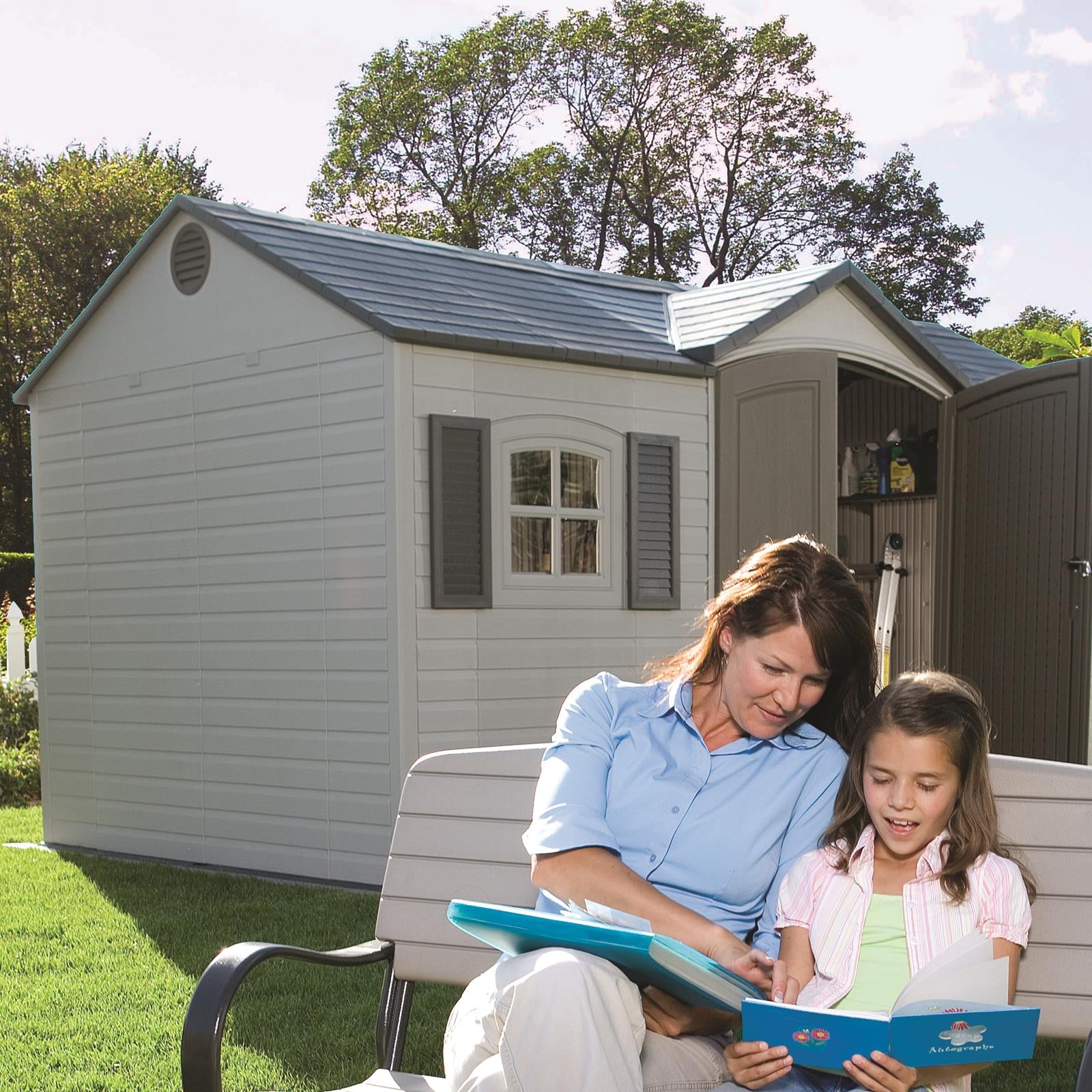 LIFETIME GARDEN SHED PREMIUM 457X244 CM 6446