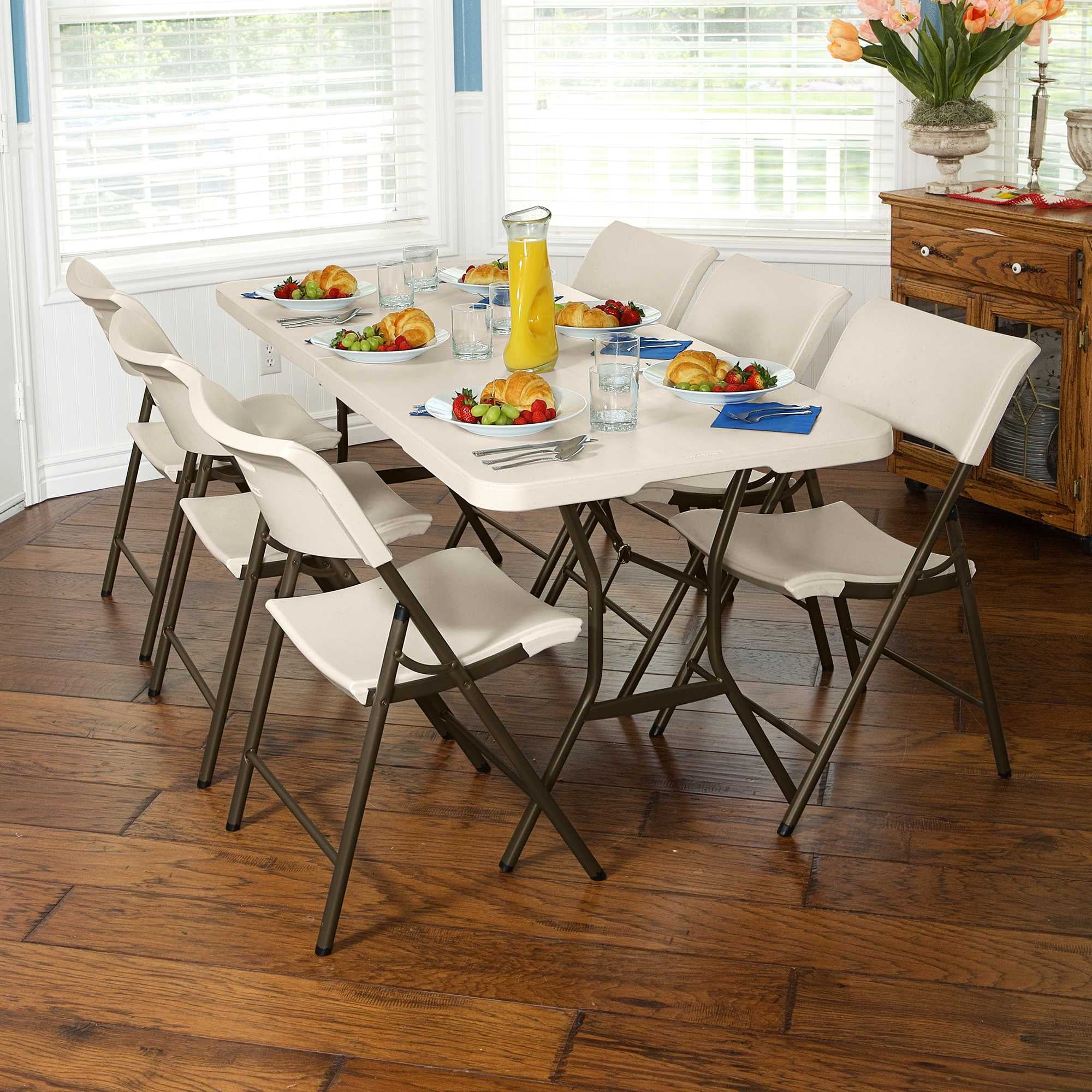LIFETIME SEMI-COMMERCIAL FOLDING CHAIR (ALMOND) 80142