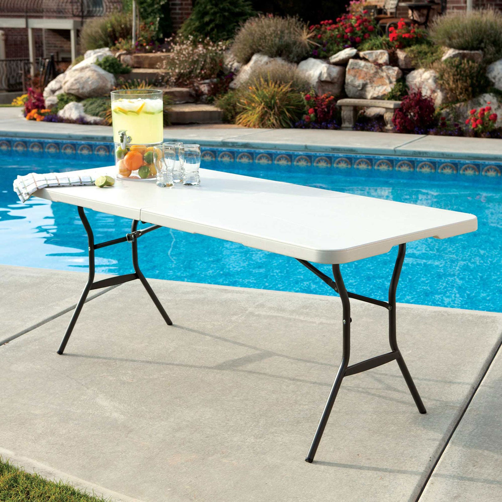 LIFETIME SEMI-COMMERCIAL FOLDING TABLE 183 CM 80280