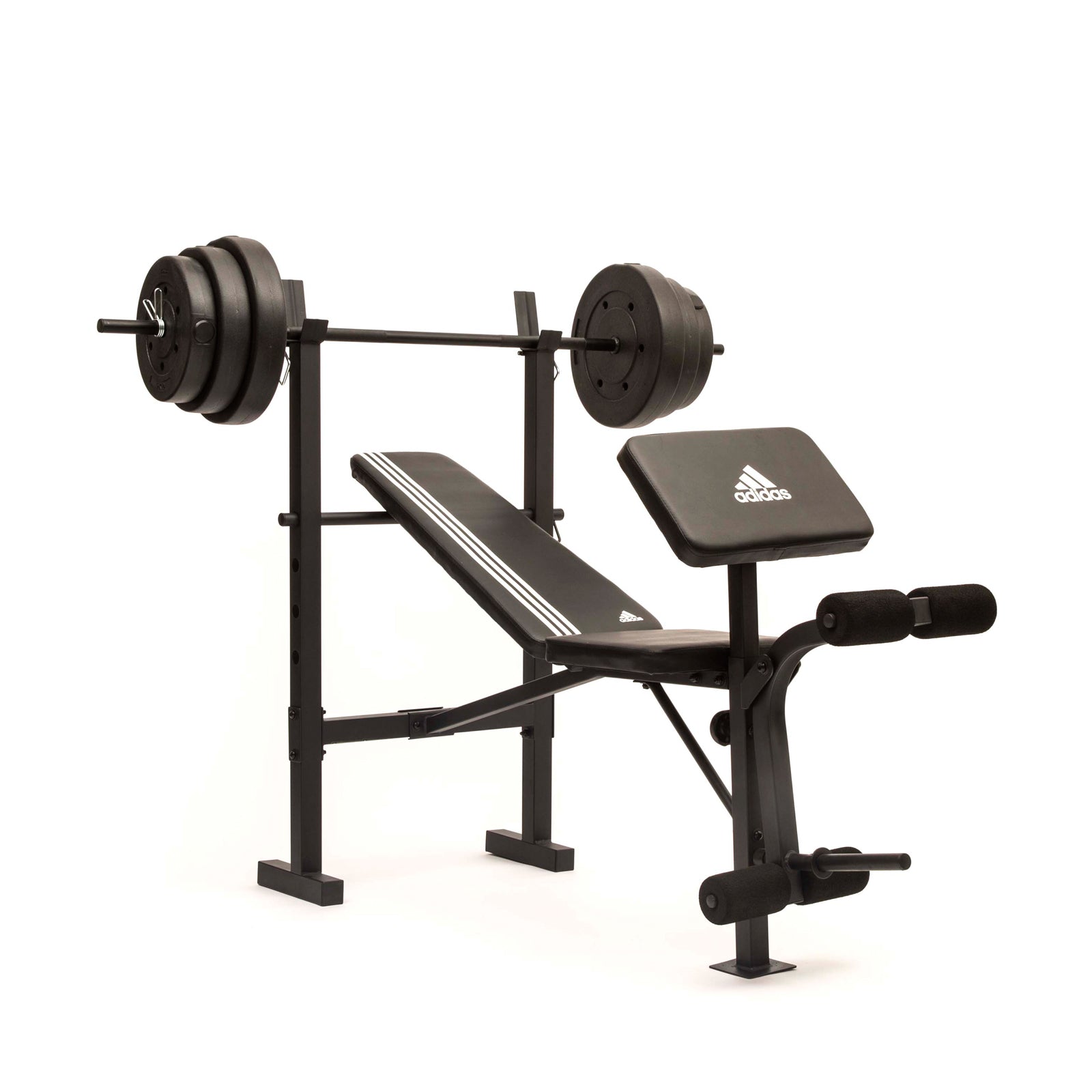 ADIDAS TRAINING BENCH WITH BAR BELL 45 KG ADBE-10349