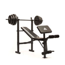 ADIDAS ŁAWKA TRENINGOWA ZE SZTANGĄ 45 KG ADBE-10349