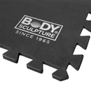 BODY SCULPTURE PROTECTIVE MAT PUZZLE BLACK 4 PCS. BB 8340B