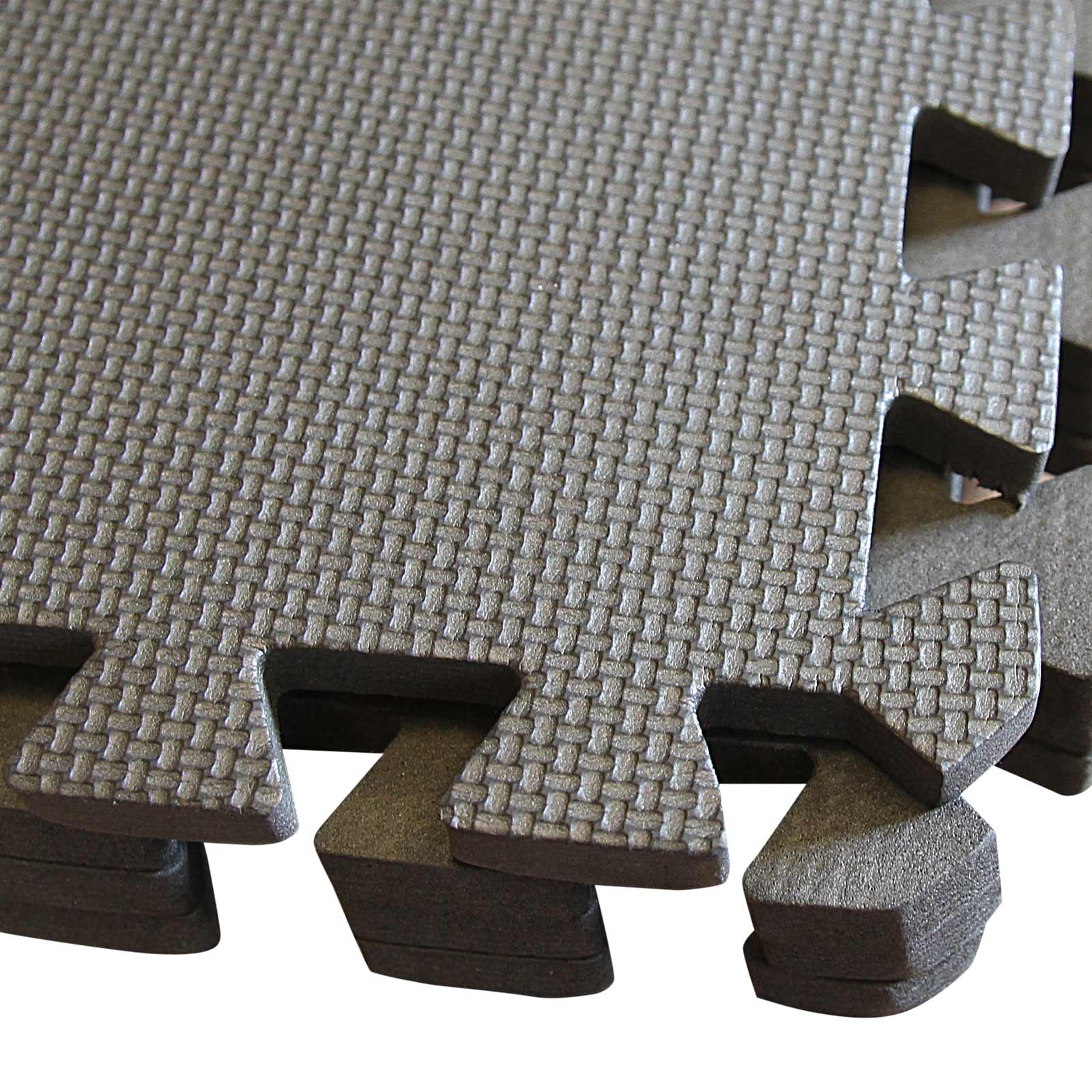 BODY SCULPTURE PROTECTIVE MAT PUZZLE BLACK 4 PCS. BB 8340B