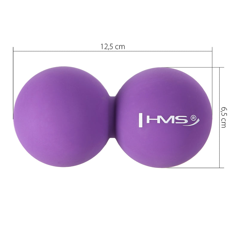 BLC02 VIOLET LACROSSE DOUBLE MASSAGE BALL HMS