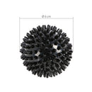BLP01 BLACK LACROSSE BALL WITH MASSAGE SPIKES HMS