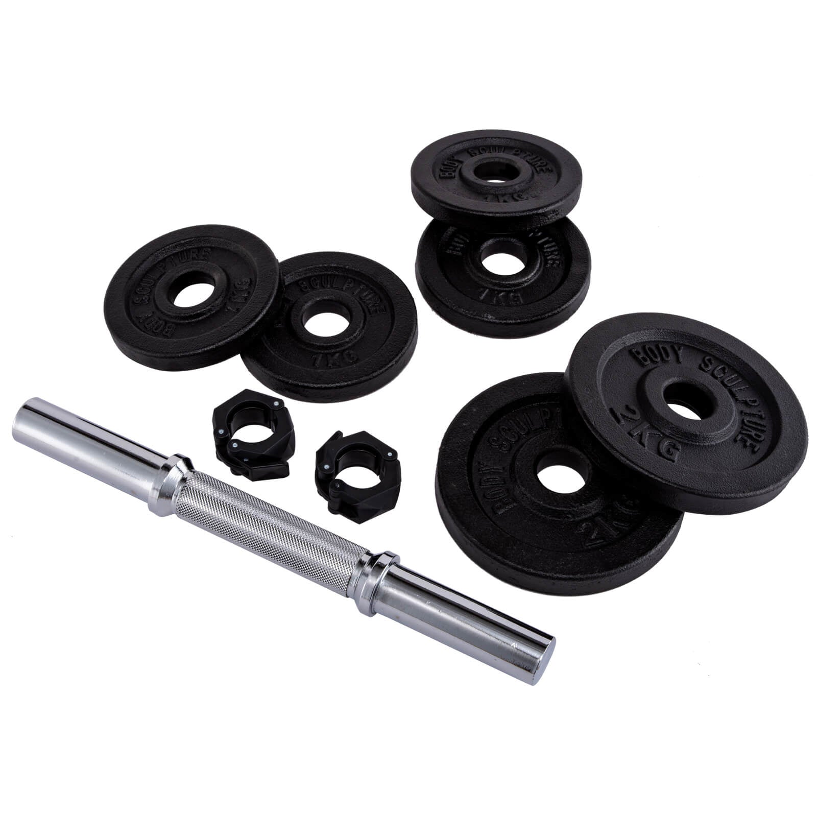 BODY SCULPTURE ADJUSTABLE CAST IRON DUMBBELL 1x10 KG BW 780LX1