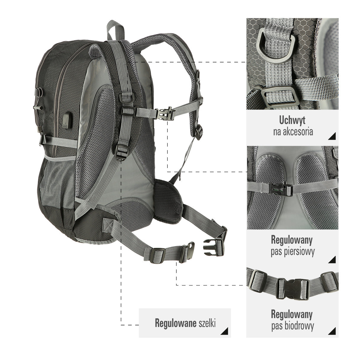 CBT7176 BLACK QUEST BACKPACK NILS CAMP
