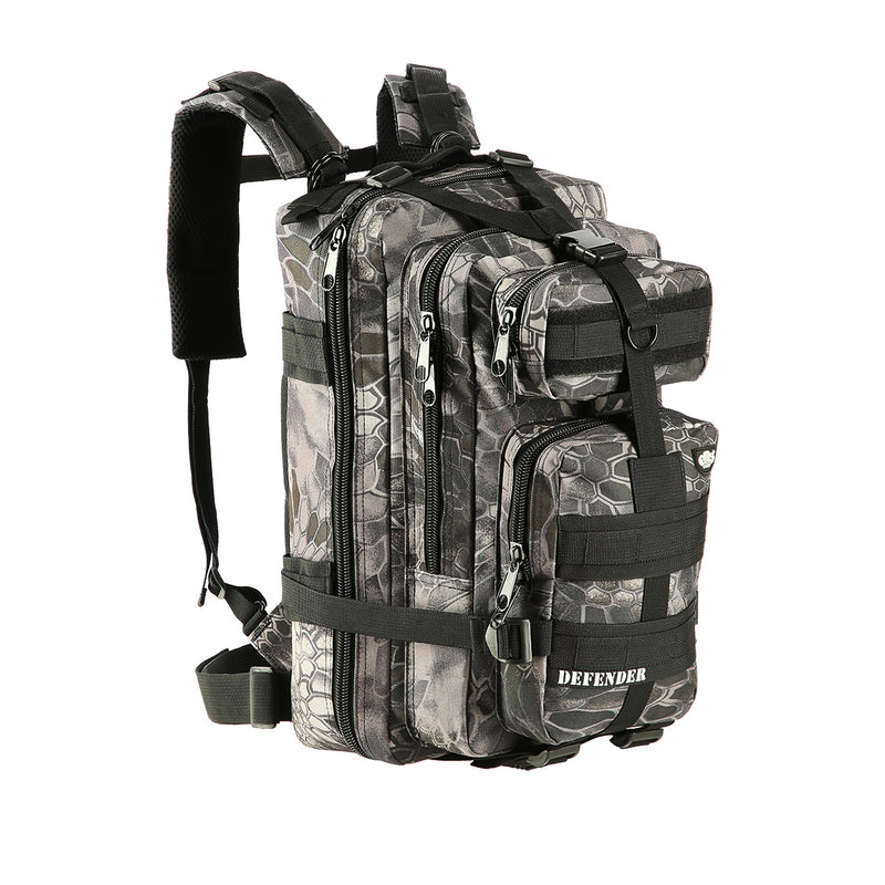 CBT7204 BLACK CAMO DEFENDER BACKPACK NILS CAMP