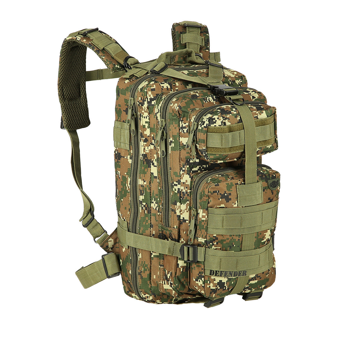 CBT7204 ZELENÝ MASKÁČOVÝ BATOH DEFENDER NILS CAMP
