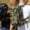 CBT7204 GREEN CAMO DEFENDER BACKPACK NILS CAMP