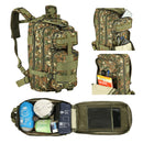 CBT7204 GREEN CAMO DEFENDER BACKPACK NILS CAMP