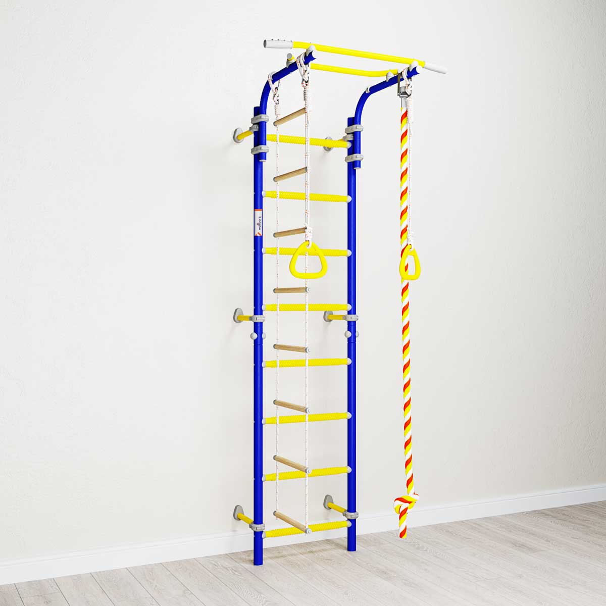 Drabinka gimnastyczna Wallbarz Family 2W Niebieska