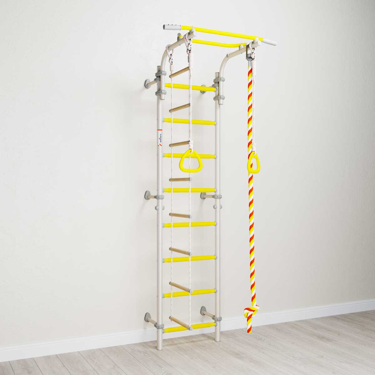 Drabinka gimnastyczna Wallbarz Family 2W Biała