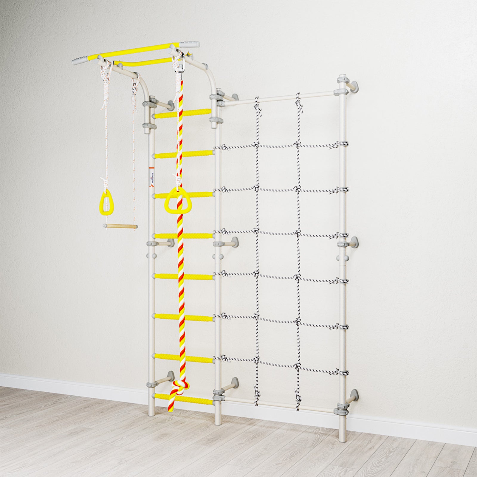 Wallbarz Funny Monkey 8W Gymnastics Ladder White