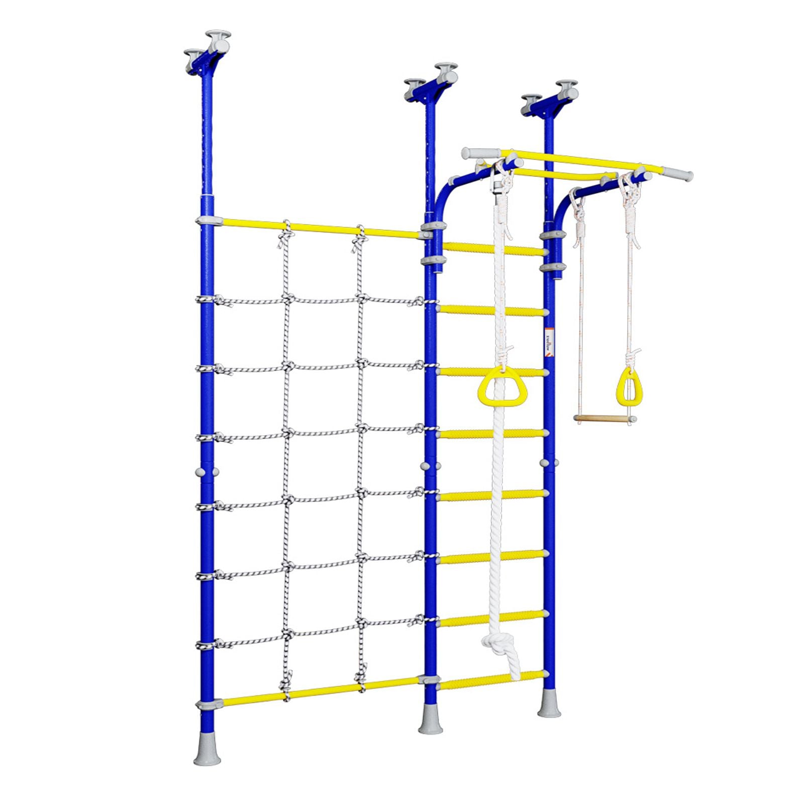 Drabinka gimnastyczna Wallbarz Funny Monkey 9D Niebieska