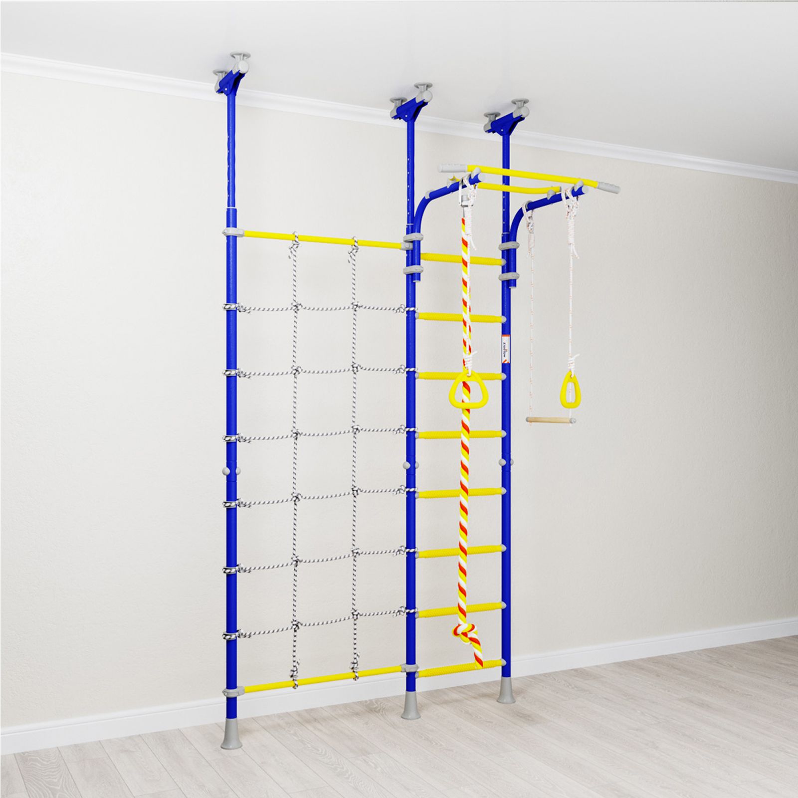 Drabinka gimnastyczna Wallbarz Funny Monkey 9D Niebieska