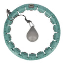 FH03 GREEN HULA HOP WITH WEIGHT AND STOCK COUNTER