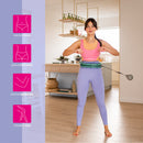 FH03 GREEN HULA HOP WITH WEIGHT AND STOCK COUNTER