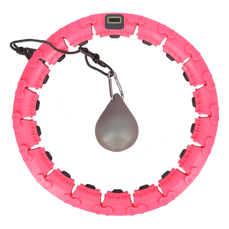 FH03 PINK HULA HOP WITH WEIGHT AND COUNTER STOCK