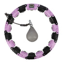 FH04 VIOLET/BLACK HULA HOP WITH WEIGHT AND STOCK COUNTER