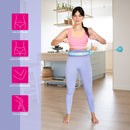 FH06 Blue/Pink Hula Hop z obciążnikiem i licznikiem