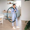 HMS HHP006 BLACK-BLUE Hula Hop masujący z magnesami 98 cm