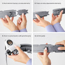 Hula Hop z wypustkami i obciążnikiem HMS HHW06 BLACK