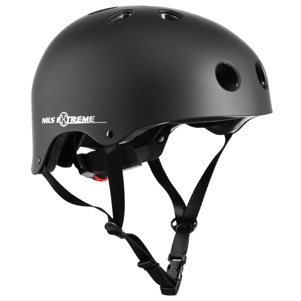 MTV12 BLACK MATT SIZE S (48-53 cm) NILS EXTREME HELMET