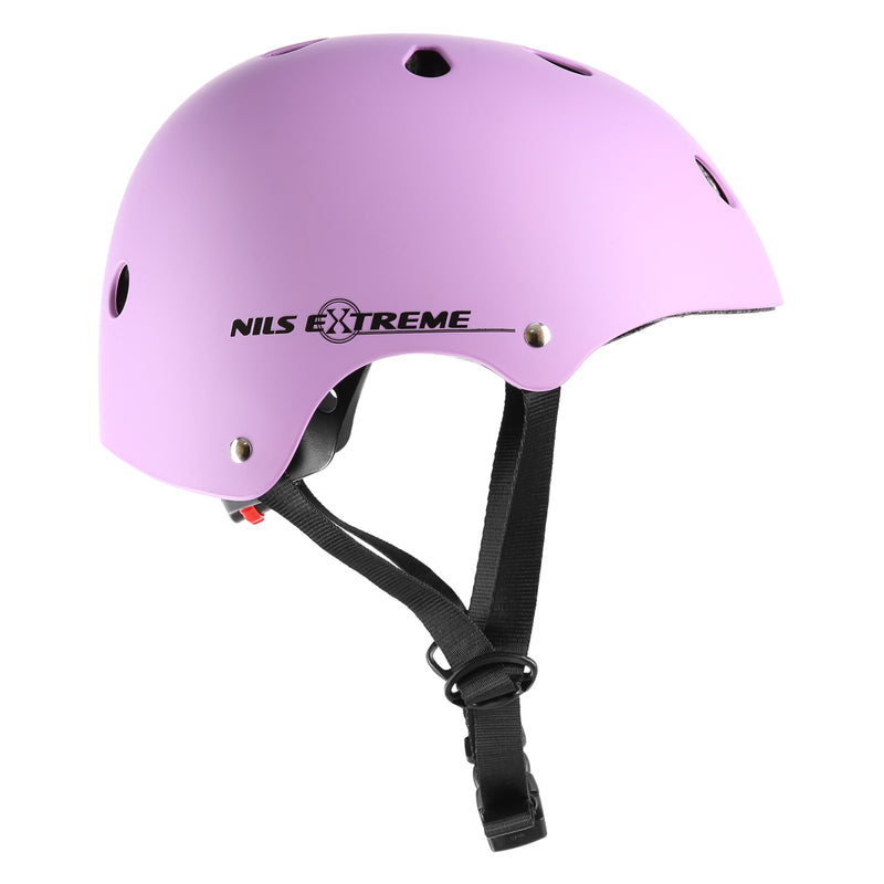 MTV12 FIOLETOWY MATOWY ROZM. S (48-53 cm) KASK NILS EXTREME