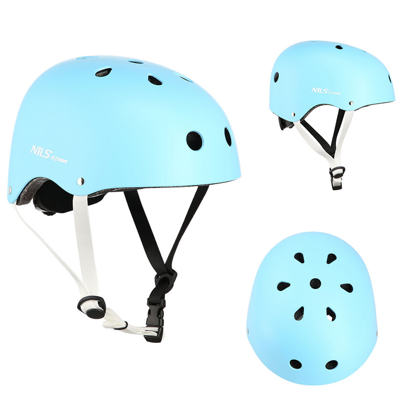 MTW001 BLUE SIZE S(52-56CM) NILS EXTREME HELMET