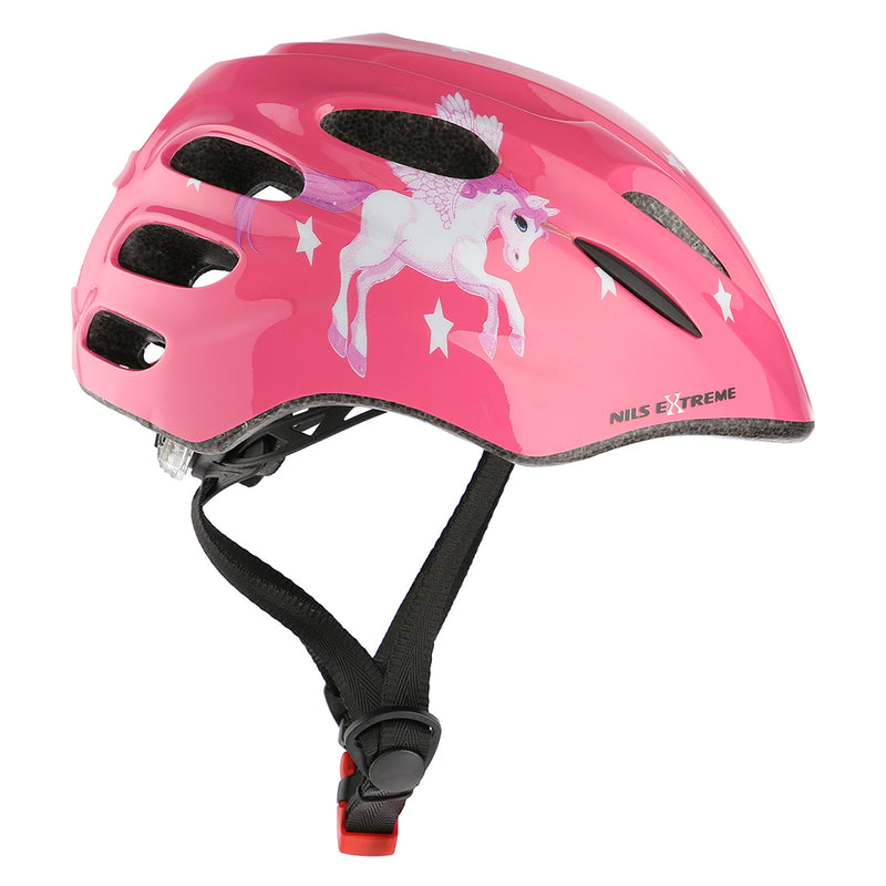 MTW01 LED PINK SIZE XXS (43-51 cm) NILS EXTREME HELMET