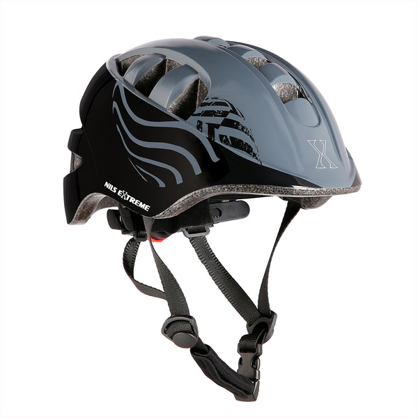 MTW08 BLACK SIZE S (51-57CM) CHILDREN'S HELMET NILS EXTREME