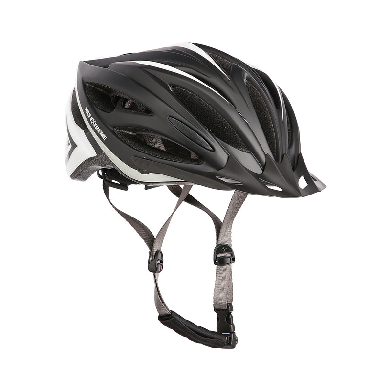 MTW202 BLACK AND WHITE SIZE M (53-58CM) NILS EXTREME HELMET