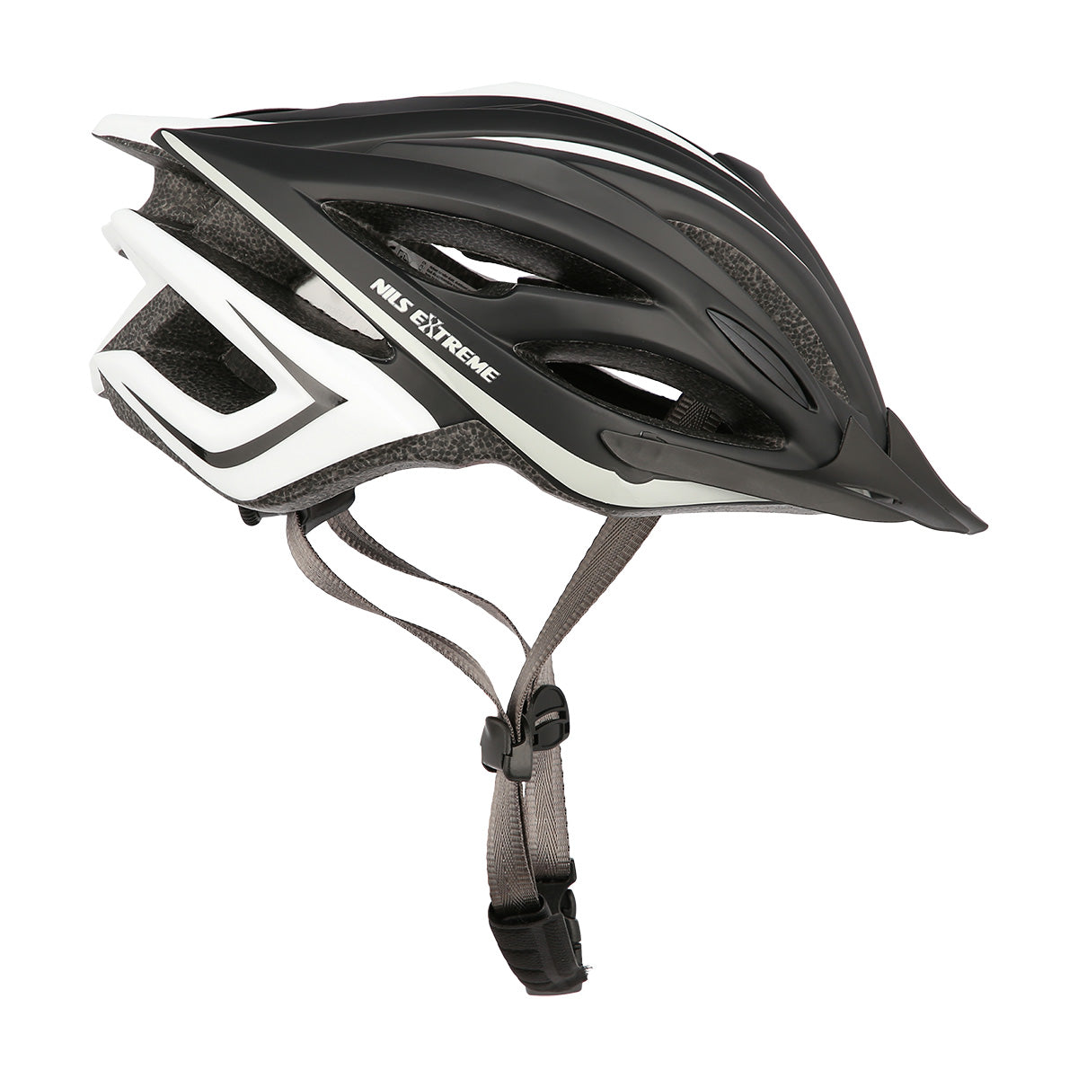 MTW202 ČERNOBÍLÁ VELIKOST L (59-65 CM) NILS EXTREME HELMET