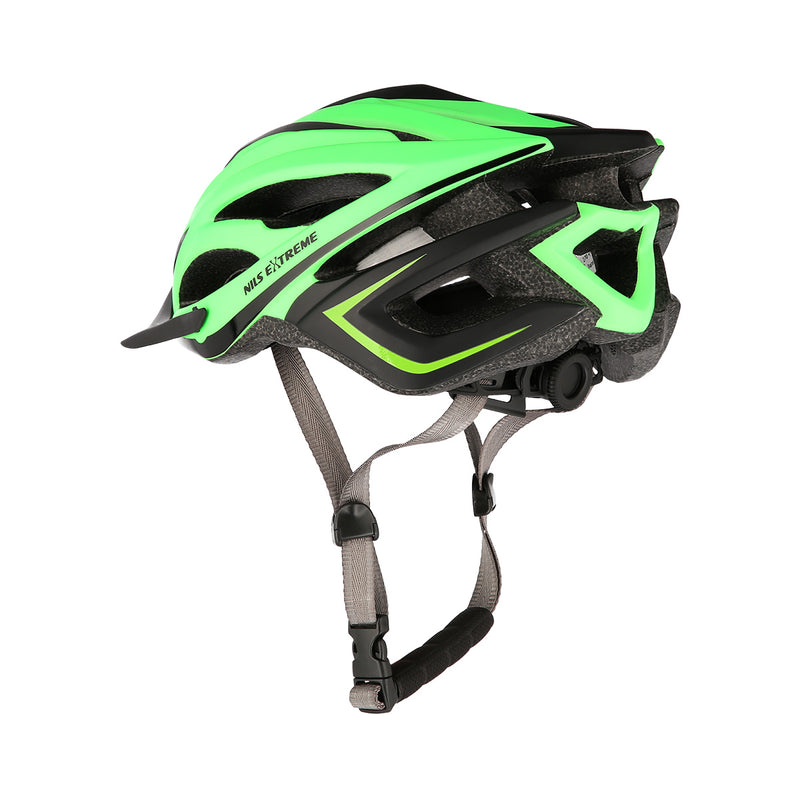 MTW202 GREEN-BLACK SIZE L (59-65 CM) NILS EXTREME HELMET