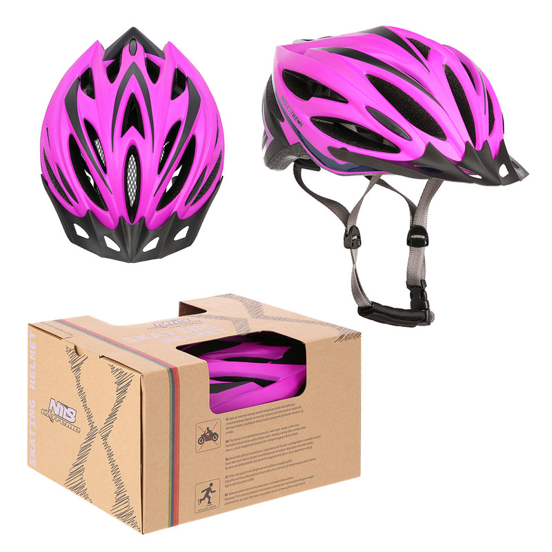 MTW202 PURPLE-BLUE SIZE M (53-58CM) NILS EXTREME HELMET