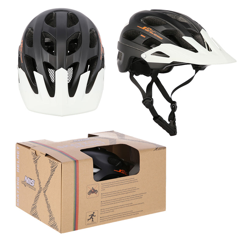 MTW208 BLACK/WHITE SIZE L (55-61CM) NILS EXTREME HELMET